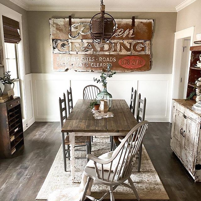 vintage farmhouse decorating