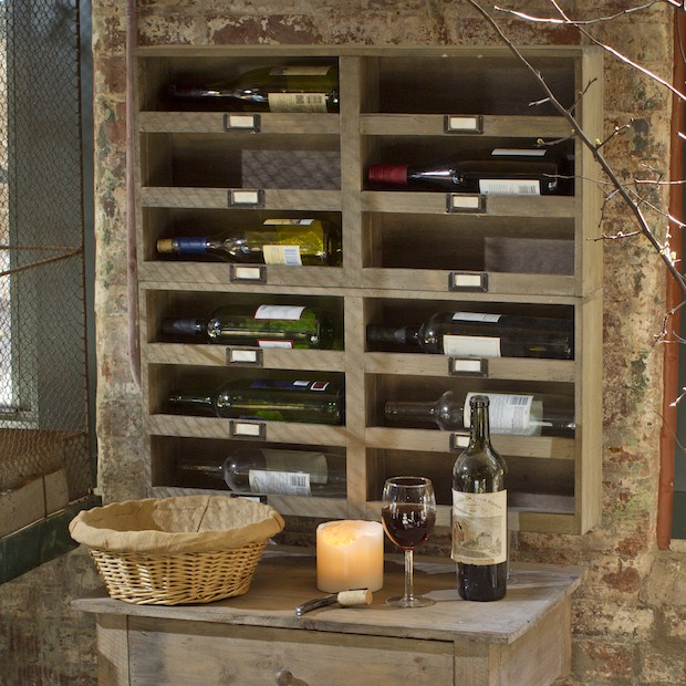 Wine Storage - Rustic Wood