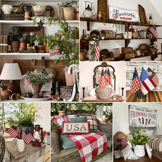 RED, WHITE, AND RUSTIC