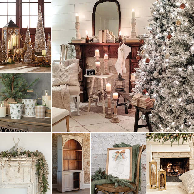 FROSTED WINTER LIGHTS | Shop Sales Events Antique Farmhouse