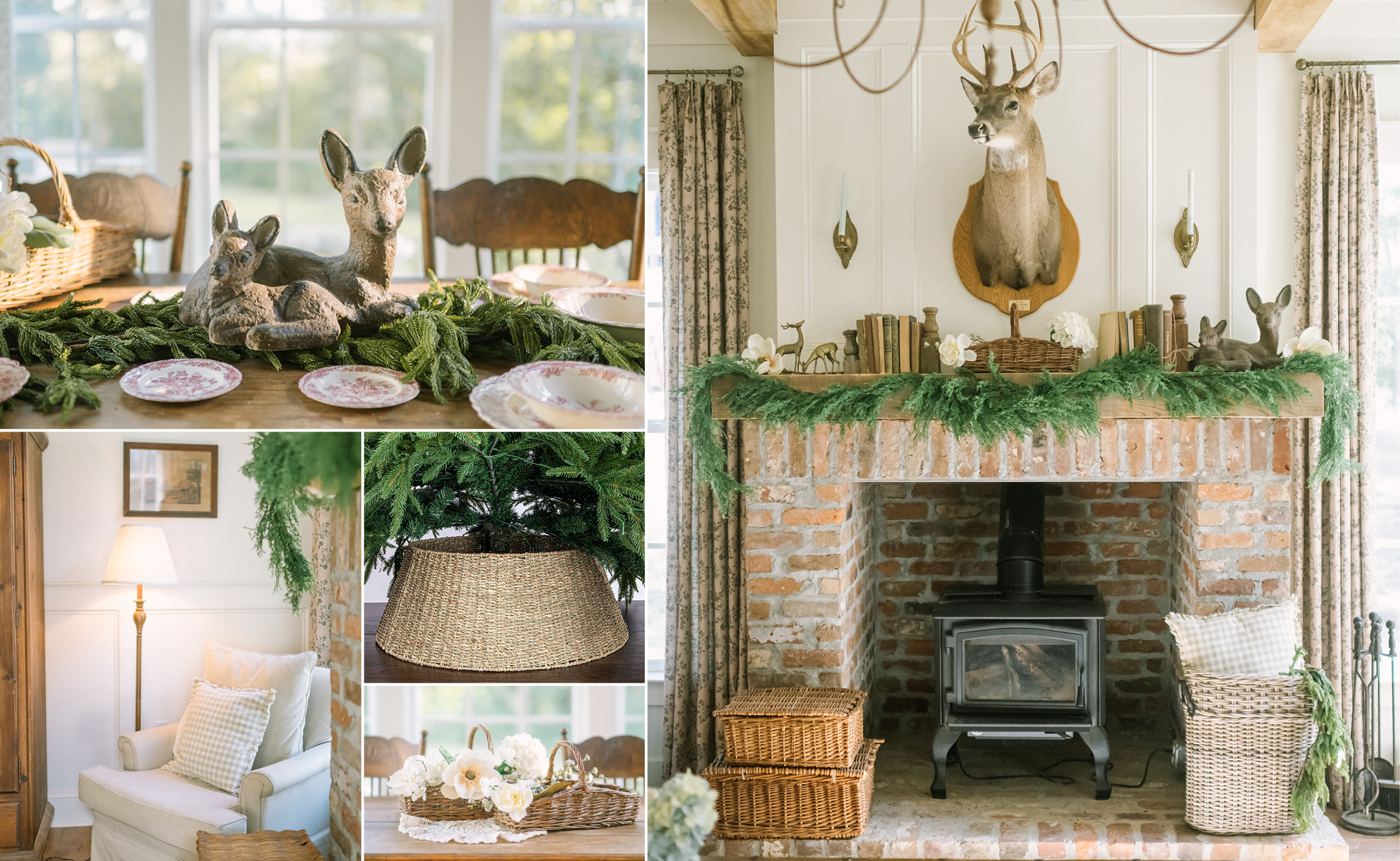 WHITE COTTAGE CHRISTMAS | Shop Sales Events Antique Farmhouse