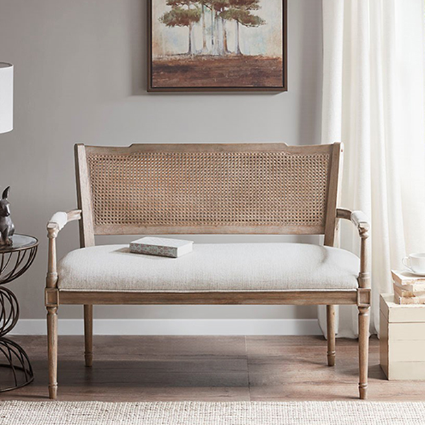 Chic Farmhouse Settee