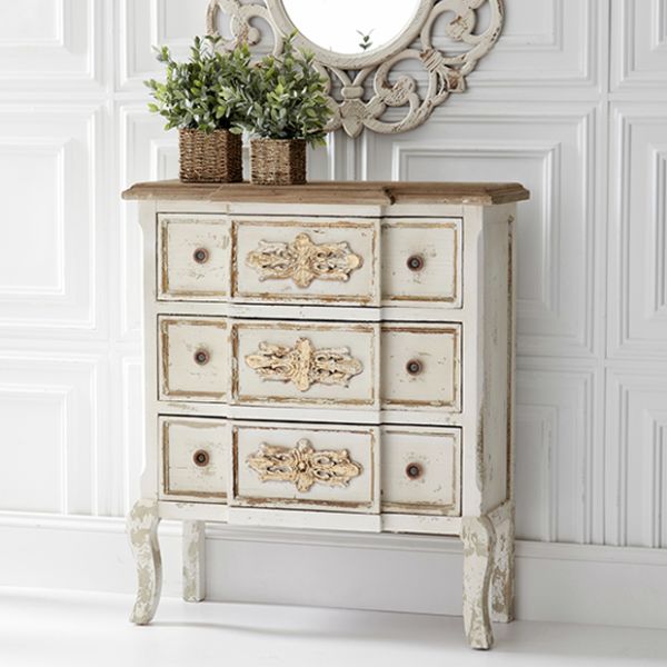 3-DRW Chest White アシュレイ家具　アメリカ 3-drawer-whitewashed-chest_2.jpg