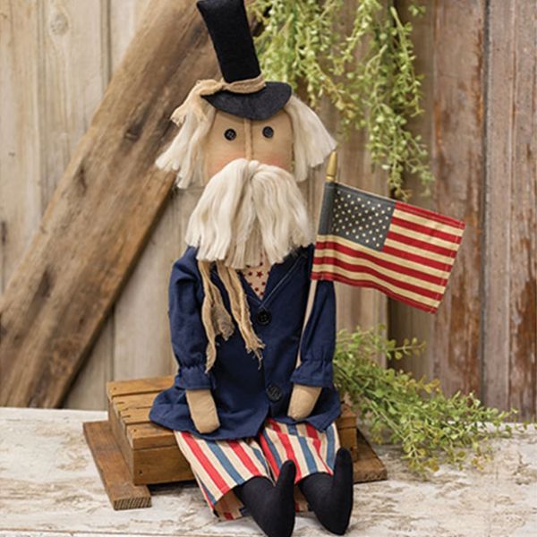 UNCLE SAM オールドデック　一個 Primitive Americana Uncle Sam Doll | Antique Farmhouse