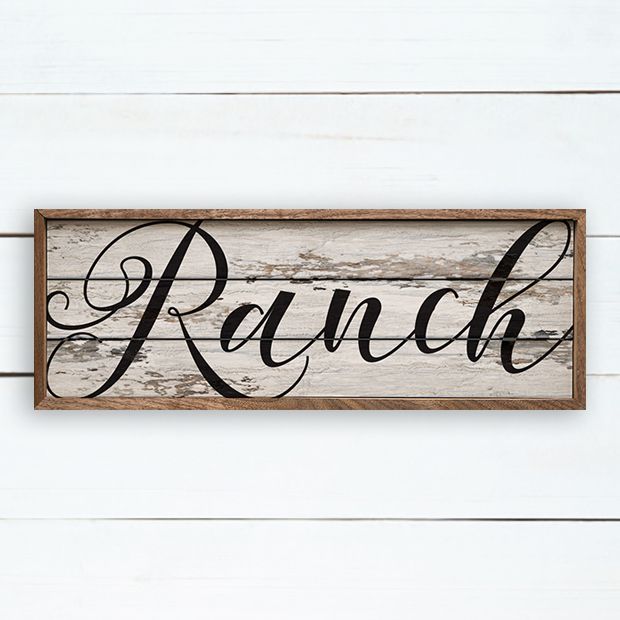 Ranch Wall Sign | Antique Farmhouse
