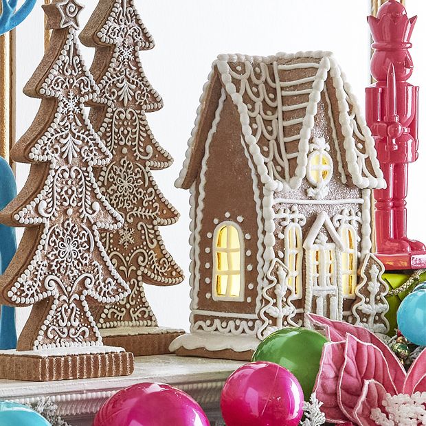 Lighted Gingerbread House 10.5 Inches | Antique Farmhouse