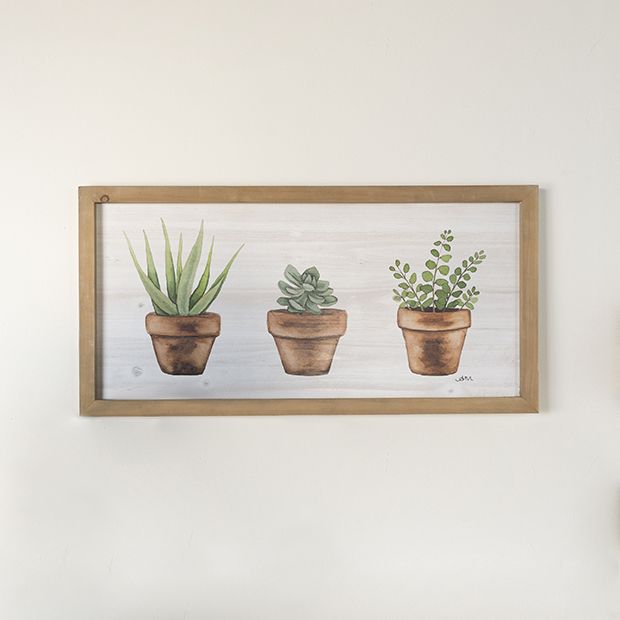 Potted Plants Wall Art Photo Inspiration