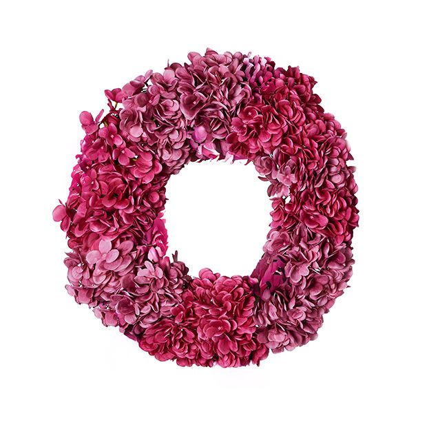 PINK HYDRANGEA WREATH - 20