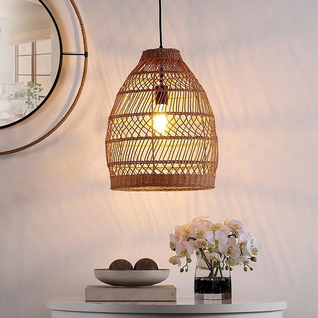 Rattan Pendant Light Shade 2