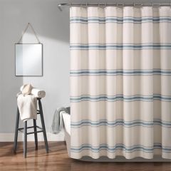 Farmhouse Stripe Shower Curtain