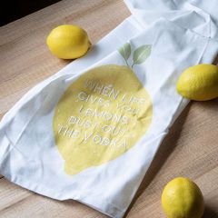 When Life Gives You Lemons Tea Towel Set of 2