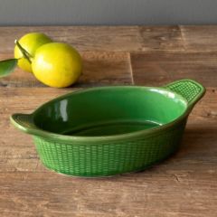 Glazed Oblong Casserole Dish