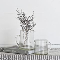 Simple Glass Pitcher One of Each