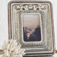 Galvanized Metal Photo Frame