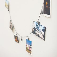 Distressed Chain Garland Clips Set of 4