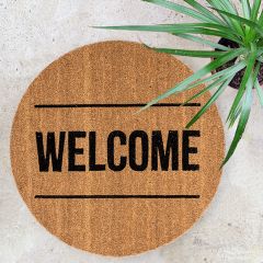 Round Coir Welcome Mat
