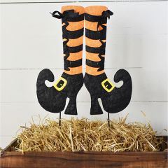 Witch Shoes Yard Art