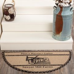 Sawyer Mill Farms Half Circle Jute Rug