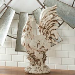Antiqued Ceramic Rooster