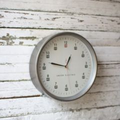 Industrial Schoolhouse Wall Clock