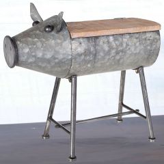 Rustic Farmhouse Pig Bench