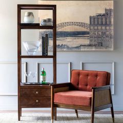 2 Drawer Open Shelf Etagere