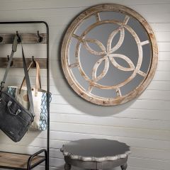 Ornate Round Mirror