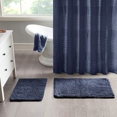Cotton Tufted Bath Rug Set 2 Pieces