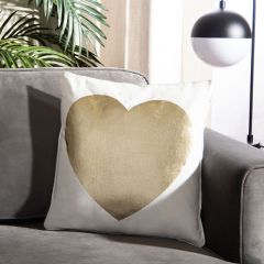 Heart Of Gold Accent Pillow