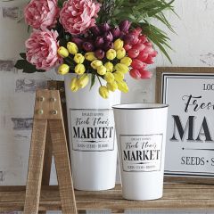 Flower Market Bucket Set of 2