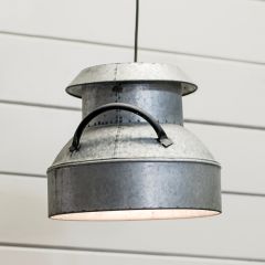 Metal Milk Can Pendant Light