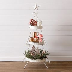 3 Tier Christmas Tree Tray Display Stand