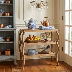 3 Tier Natural Accent Table