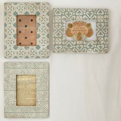 Decorative Stamped Pattern Cement Frames