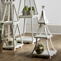 White Tiered Display Tree