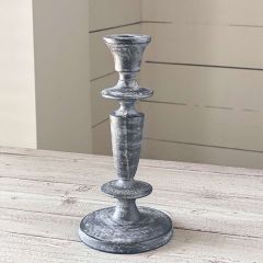 Classic Aluminum Candlestick 8 Inch