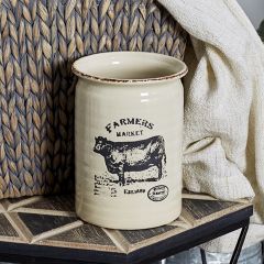 Farm Animal Utensil Crock Collection Set of 3