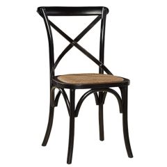Cross Back French Country Dining Chair