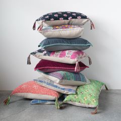 Colorful Cotton Lumbar Pillow