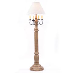 4 Arm Shaded Candelabra Floor Lamp