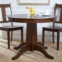 Round Wood Dining Table