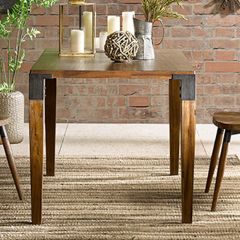 Warm Wood Casual Dining Table