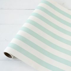 Hester & Cook Seafoam Stripe Paper Table Runner
