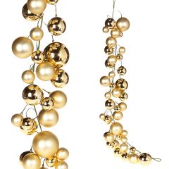 Gold Ball Garland 48 Inch