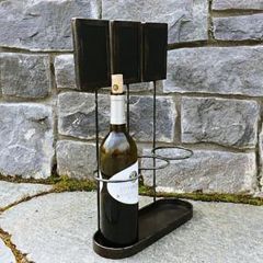 Wine Rack With Chalkboards