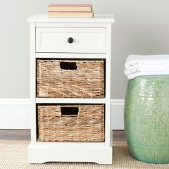 2 Basket Storage Side Table