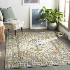 Faded Floral Fancies Rug 5x7