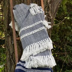 Cozy Casual Fringed Throw Blanket