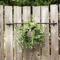 5 Hook Curved Metal Wall Rack