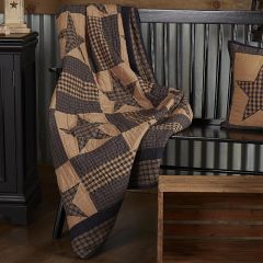5 Point Star Quilted Throw